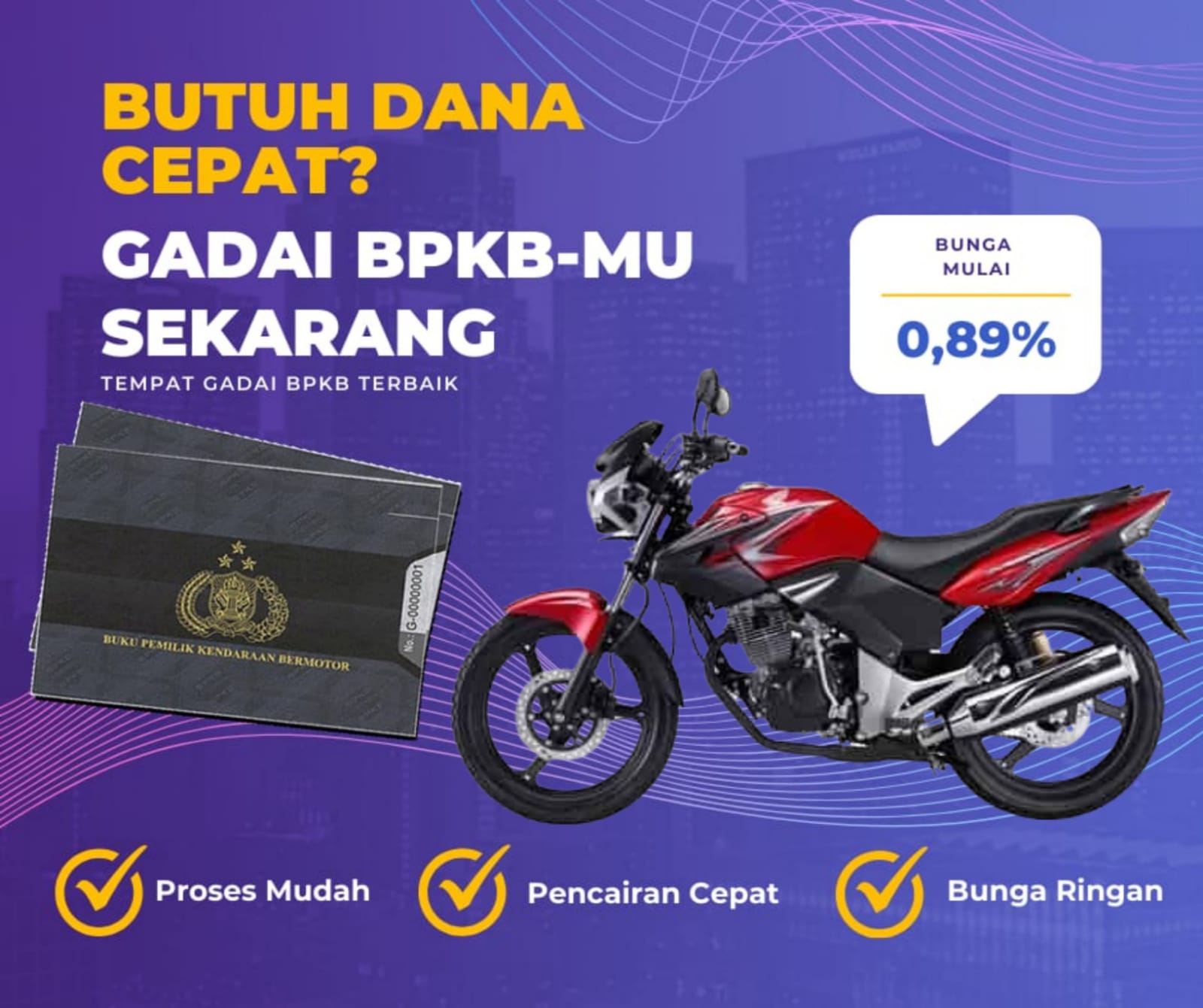 Pinjaman Dana Jaminan Bpkb Motor Honda Newtiger Revo Cw Dapat Pinjaman Berapa? Seperti Ini Simulasinya